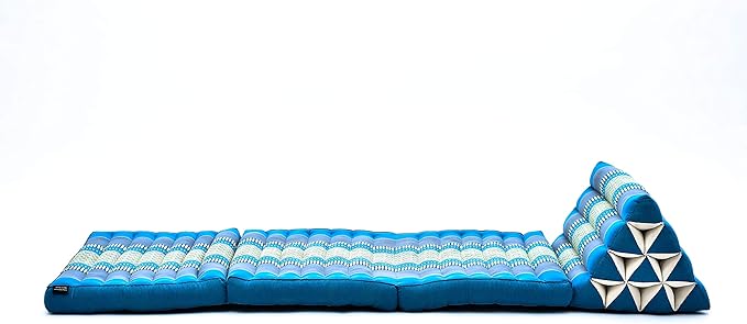 Leewadee 3-Fold Mat with Triangle Cushion – Comfortable TV Pillow, Foldable - Image 9