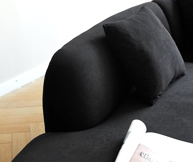 Container Furniture Direct 132" Curved Sofa - Image 6