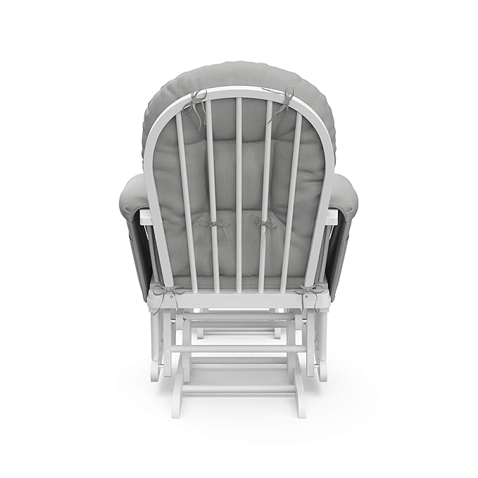 Storkcraft Premium Hoop Glider & Ottoman — GREENGUARD Gold Certified Nursery - Image 12