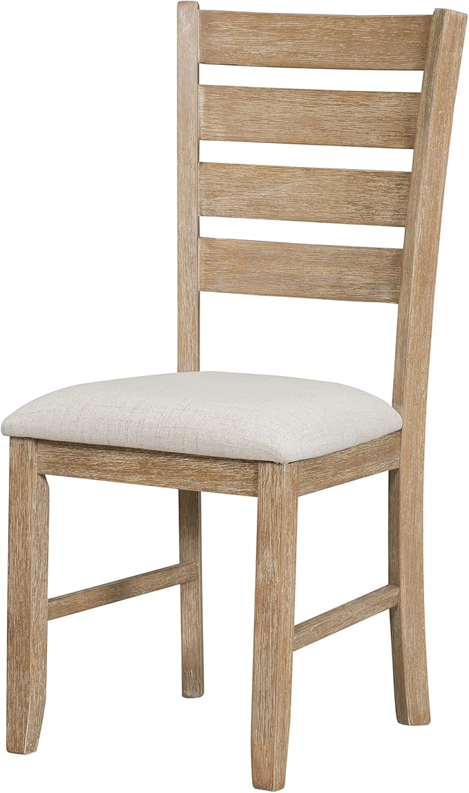 SogesPower 6-Piece Rustic Dining Table Set - Image 9