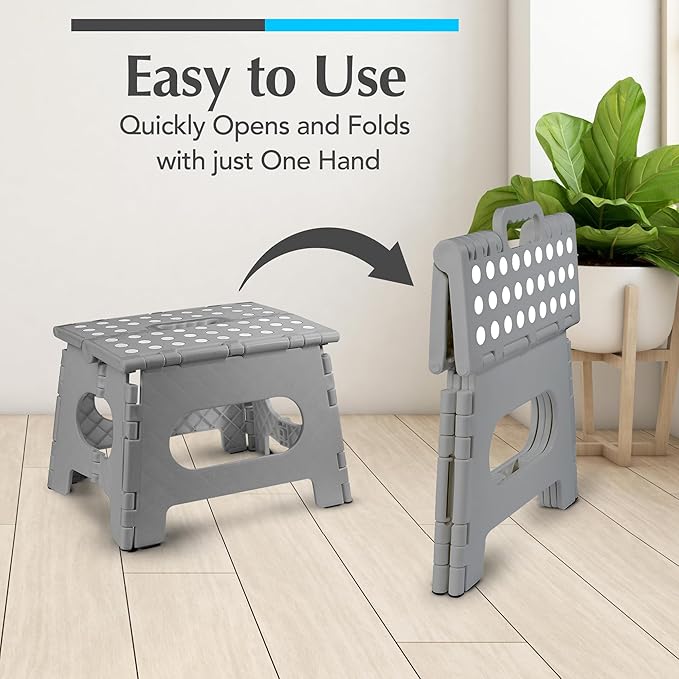 Handy Laundry - Folding Step Stool - Sturdy Enough Collapsible Stool to Support - Image 3