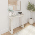 Plank+Beam Solid Wood Console Table, 36 Inch, Sofa Table, Narrow Entryway Table by PlankBeam