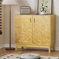 Buffet Cabinet with Storage, Accent Cabinet with 2 Decor Doors, Sideboard by MinoKesper