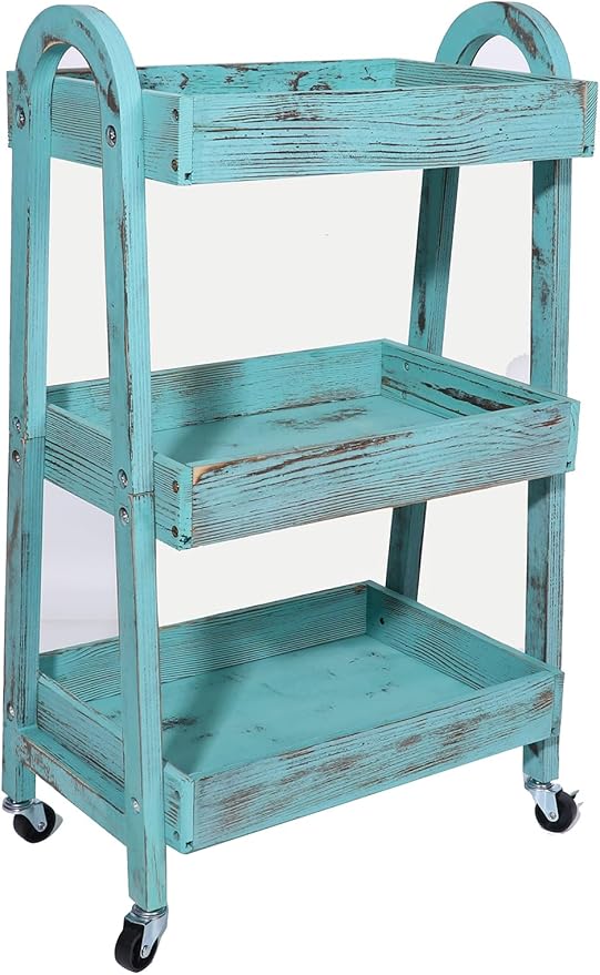 3-Tier Rolling Utility Cart by WAYTOSUC