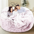 Bean Bag Chairs for Kids Comfy Fluffy Big Bean Bag Chair Cover Without Filler by FunnyFurnitureforYourHous
