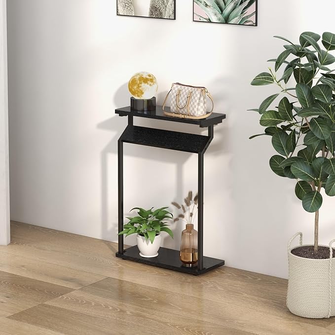 Narrow Side Table for Small Spaces, Small End Table, Slim Couch Tray Tables - Image 6
