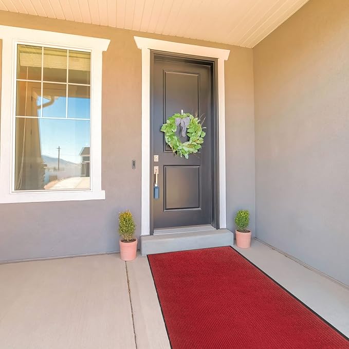 TANYOYO 3' X 10' Commercial Grade Door Floor Mat Brush Step Entrance Mat Vinyl - Image 7
