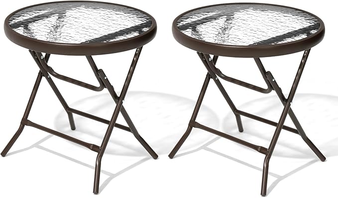 2 Pieces Outdoor Side Table - Image 8