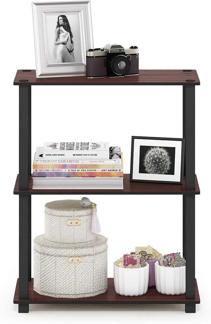 Furinno Turn-S-Tube 3-Tier Compact Multipurpose Shelf Display Rack - Image 3