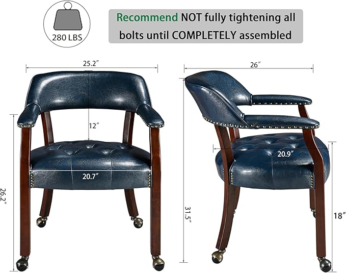 LEEMTORIG Large Dining Chairs - Image 3