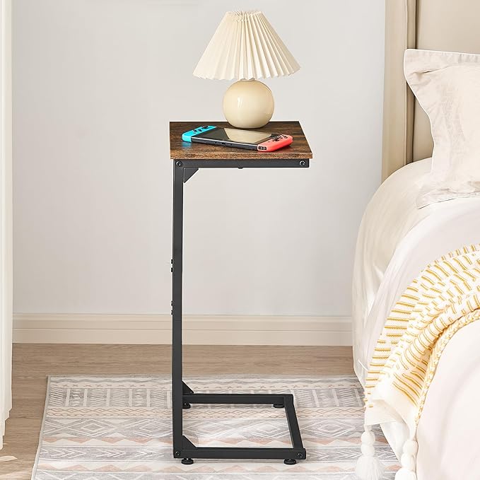 C Shape End Table, Large Surface Couch Table, C Table Sofa Side End Table - Image 4