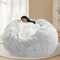 BCU 7FT Big Bean Bag for Adults Kids Without Filling Oversized Bean Bag Chair by BCU