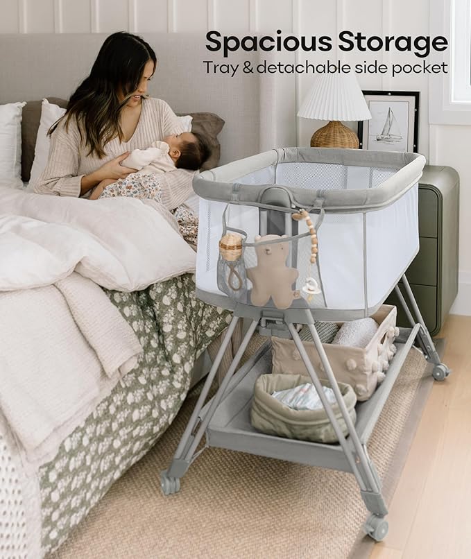 Fodoss Bedside Bassinet for Baby - Image 3