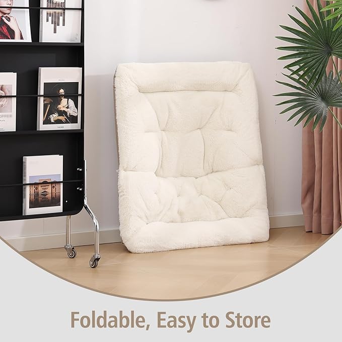 Welnow Comfy Saucer Chair, Oversized Folding Reading Chair - Image 6