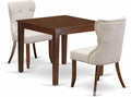 East West Furniture OXSI3-MAH-35 3 Piece Dining Room Furniture Set Contains a by EastWestFurniture