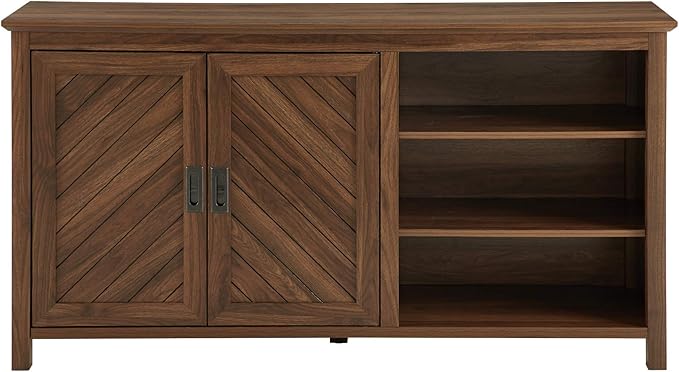 Walker Edison Modern Wood Grooved Buffet Sideboard - Image 3