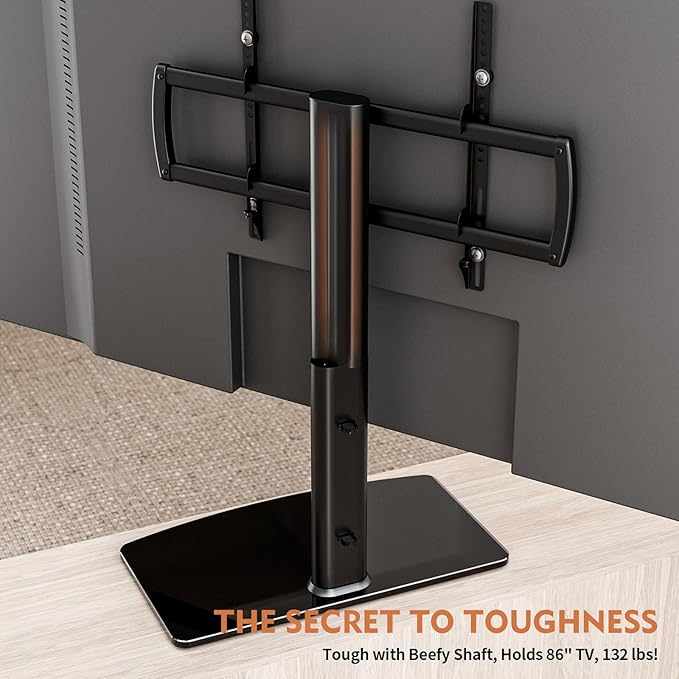 Universal Swivel TV Stand/Base Table Top Stand 40 to 86 inch TVs 110 Degree - Image 4