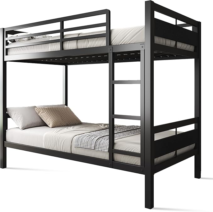 Feonase Metal Twin Over Twin Bunk Bed - Image 8