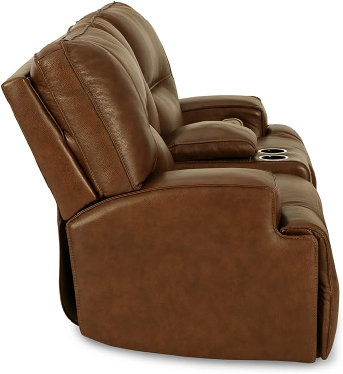 Signature Design by Ashley Francesca Modern Tufted Leather Power Reclining - Image 6
