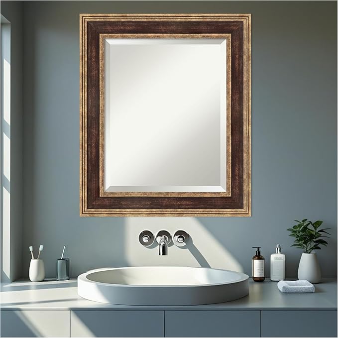 Amanti Art Bronze Bathroom Mirror - Image 6