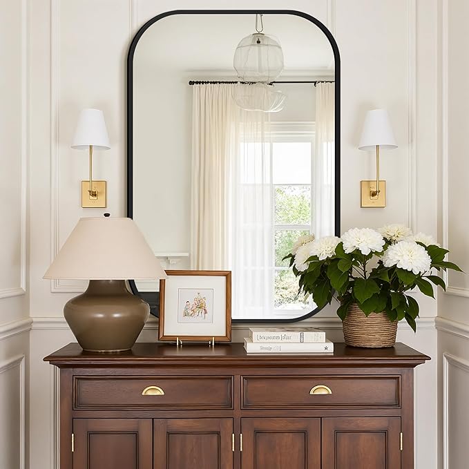 Bathroom Mirrors for Over Sink, 28x40 Black Vanity Mirror for Bathroom Sink - Image 8