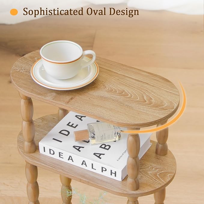 MaxSmeo Narrow Side Table, Small End Table - Image 5