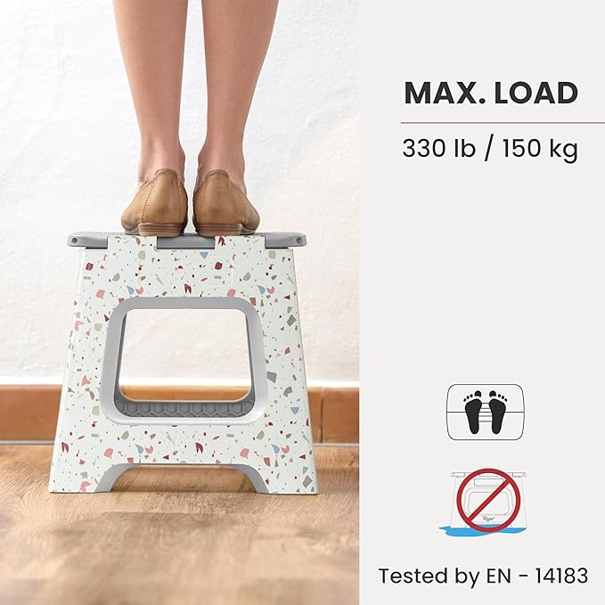 Vigar Compact Step Stool Foldable, 10-1/2-inch Step Stools - Image 5