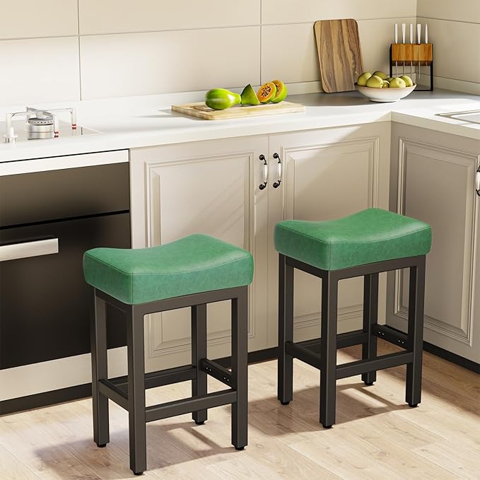 Counter Height Bar Stools Set of 3, 24 Inch Barstools - Image 6