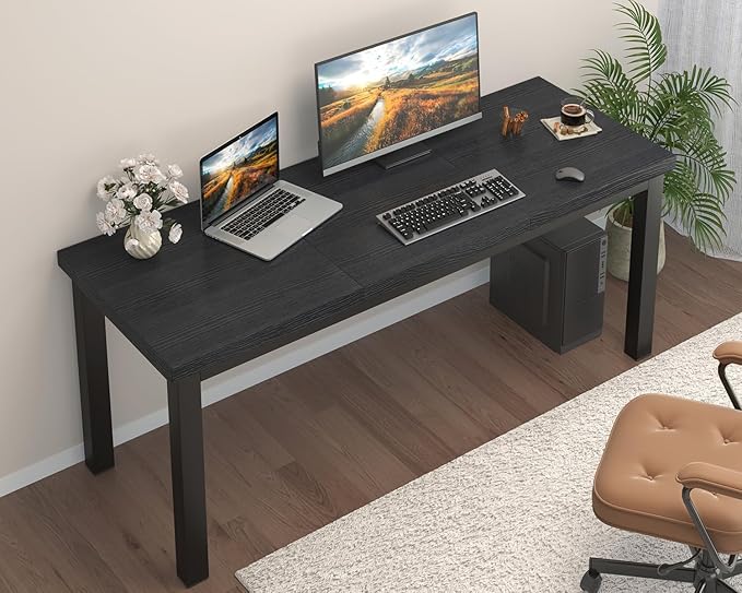 55.1 Inch Small Computer Desk, Home Office Desk, Modern Table - Image 5