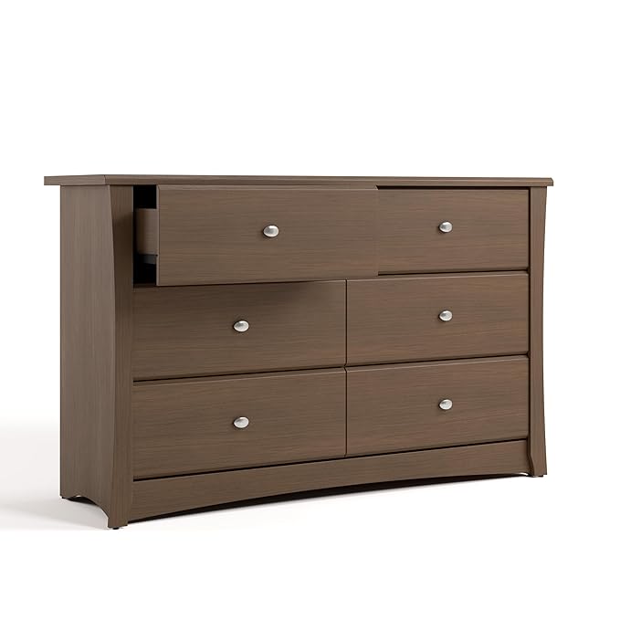 Storkcraft Crescent 6 Drawer Double Dresser – GREENGUARD Gold Certified - Image 5