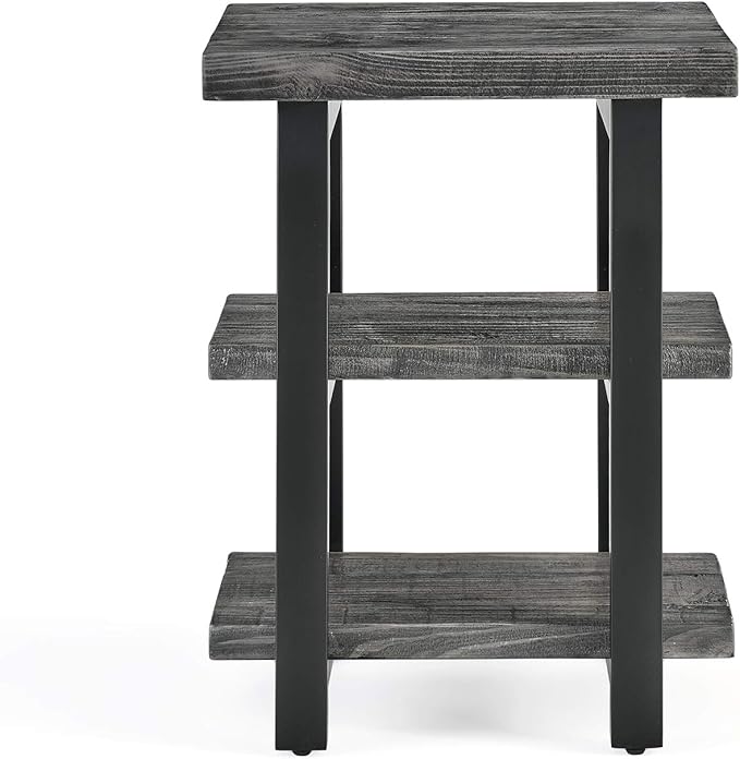 Alaterre Furniture Pomona 3-Tier Industrial End Table - Image 3