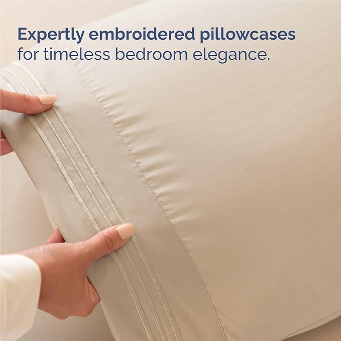 Split King Size 5 Piece Sheet Set - Image 6