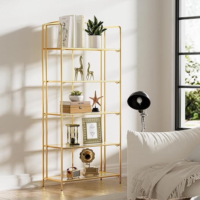 Crofy No Assembly Folding Bookshelf - Image 2