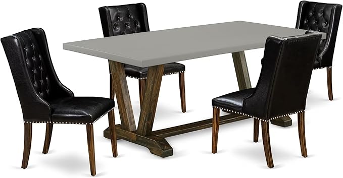 East West Furniture V797FO749-5 5 Piece Dining Room Furniture Set Includes a by EastWestFurniture