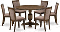 East West Furniture I3MZ7-748 7 Piece Dining Room Table Set Consist of a Round by EastWestFurniture