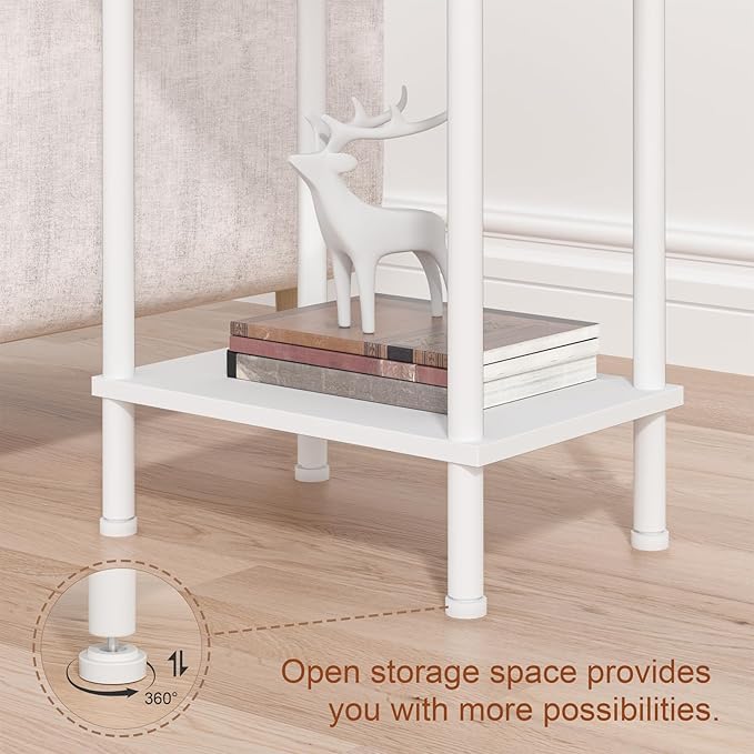 End Table, Small Side Table, 2-Tier Nightstand - Image 7