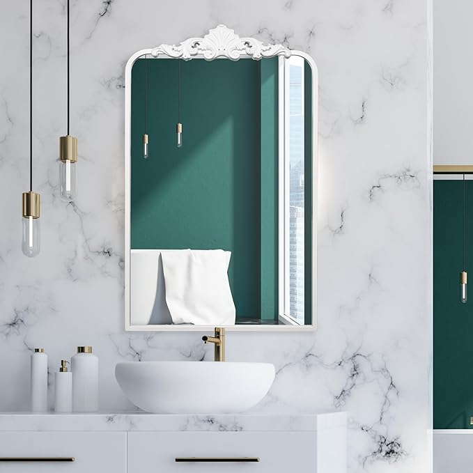 Ruomeng Traditional Wall Mirror, Framed Mirror - Image 2