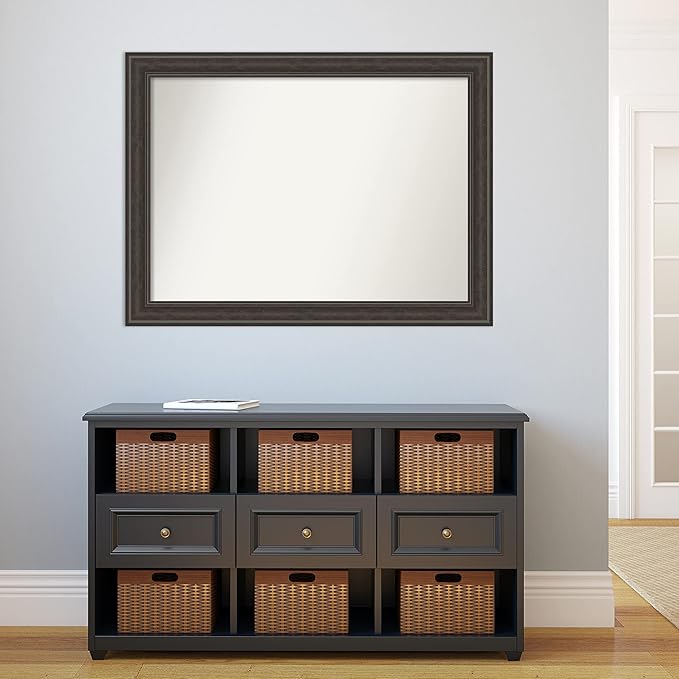 Amanti Art Brown Bathroom Mirror - Image 5