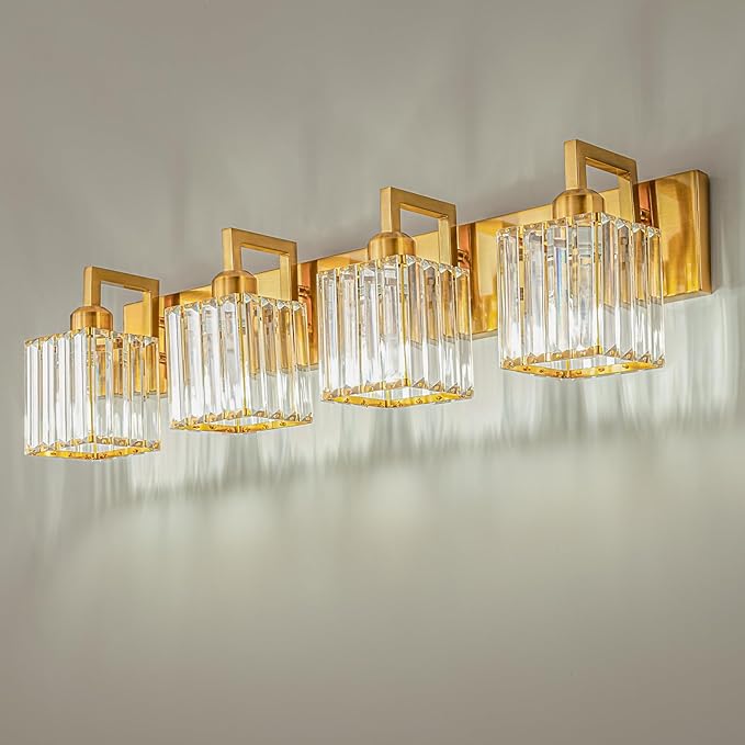Modern Crystal Bathroom Vanity Light by FDPBY