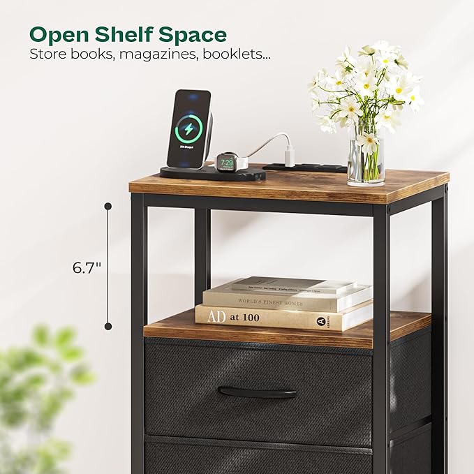 Huuger 5 Drawers Tall Dresser - Image 8