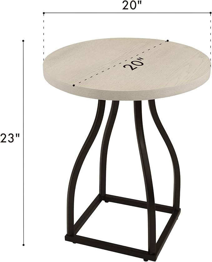 HomePop Lindsay Round Accent Table - Image 3