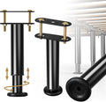 Adjustable Bed Frame Center Support Legs, Heavy Duty Cold Rolled Steel Bed Slat by Laowu