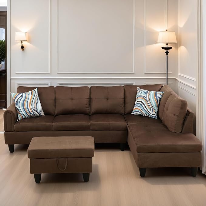 L Shaped Sectional Couches for Living Room, Modern Modular Sectional Sofa - Image 6