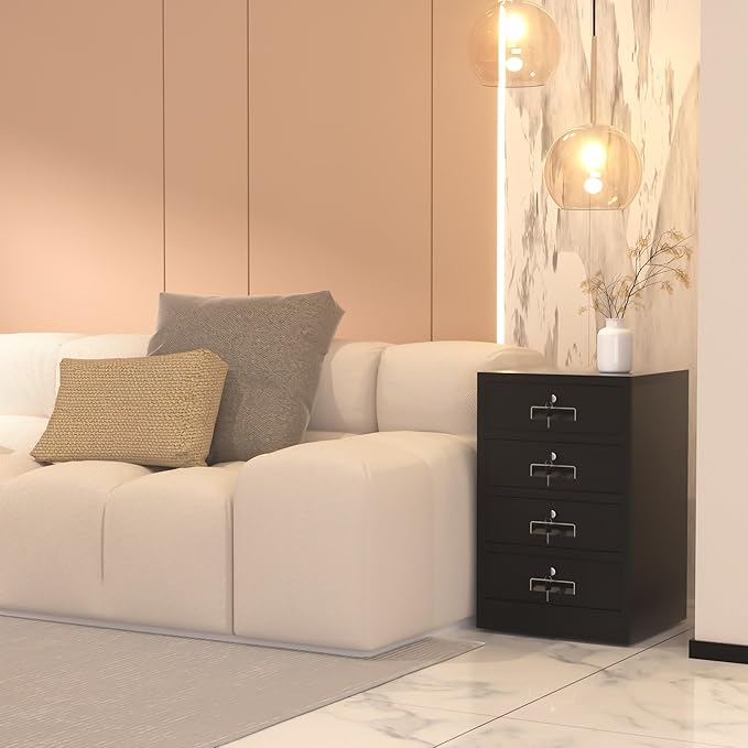 Metal Storage Cabinet with Lockable Drawers - Image 4