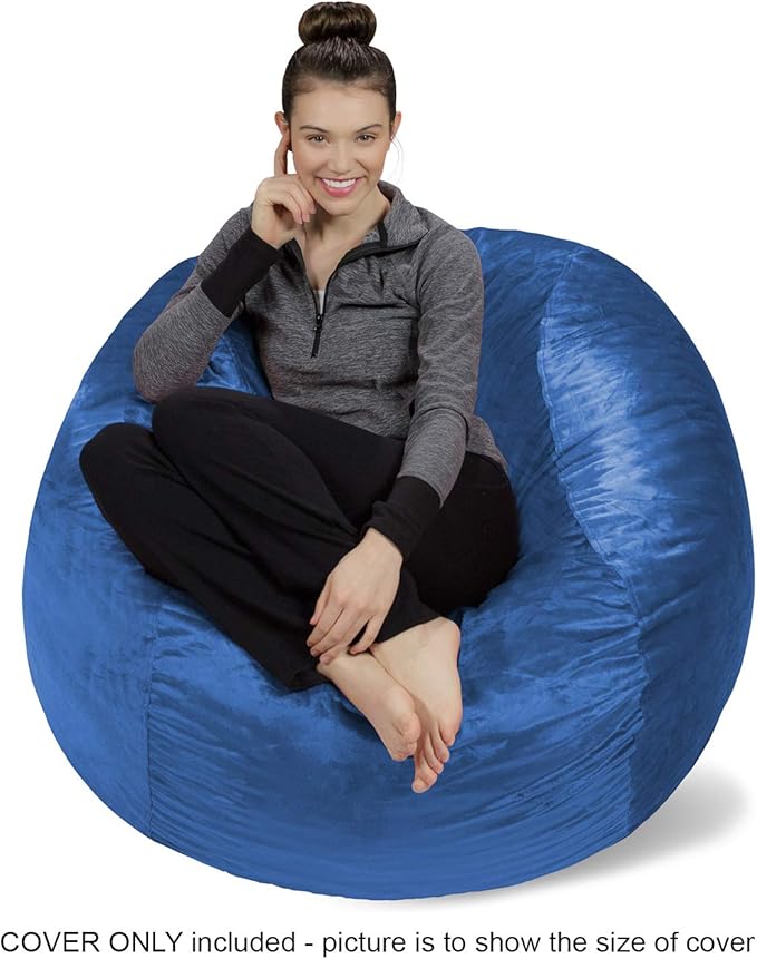 Sofa Sack Bean Bag Chair Cover Only, - Image 2