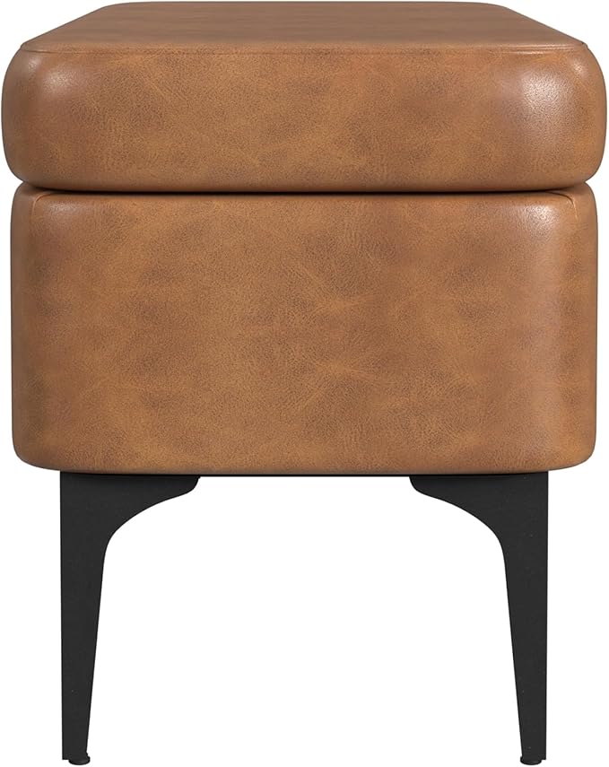 HomePop Upholstered Storage Bench - Image 5
