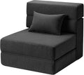Folding Sofa Bed with Pillow- Convertible Chair Floor Couch & Sleeping Mattress by SUYOLS