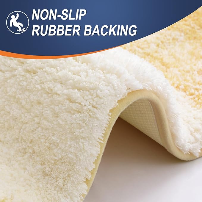 OLANLY Bathroom Rugs Mat 30x20, Extra Soft Absorbent Microfiber Bath Rugs - Image 4