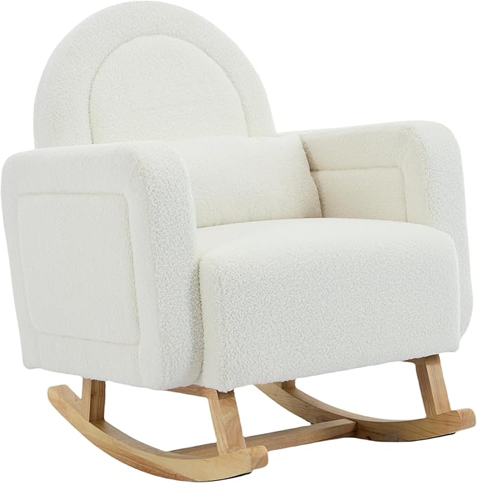 Christopher Knight Home Kiin Wooden Rocking Chair Indoor - Image 8