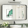 TokeShimi 40x24 Black Bathroom Mirror by RefinedBathroomAccessories